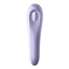 Satisfyer Dual Pleasure - okos, akkus, vízálló hüvelyi és csikló vibrátor (lila)