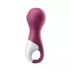 SATISFYER LUCKY LIBRA - AKKUS, VÍZÁLLÓ CSIKLÓIZGATÓ VIBRÁTOR (LILA)