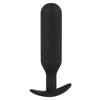 Black Velvet Anal Trainer - 194g-os anál dildó fekete