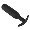 Black Velvet Anal Trainer - 194g-os anál dildó (fekete)