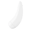 Satisfyer Curvy 2+ - okos, akkus, vízálló csiklóizgató vibrátor (fehér)