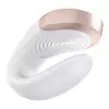 Satisfyer Double Love - okos, akkus, vízálló, rádiós párvibrátor (fehér)