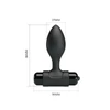 Pretty Love Vibra Butt Plug Black