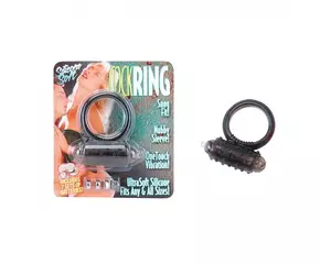 Mini Vibrating Cockring Fekete