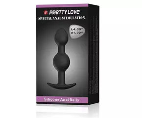 Pretty Love Heavy Balls Silicone Butt Plug