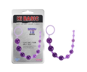 Sassy Anal Beads Purple