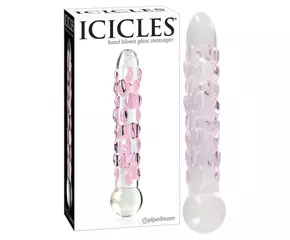 Icicles No. 7 - gyöngyös üveg dildó