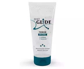 Just Glide Premium Original - vegán, vízbázisú síkosító (200ml)