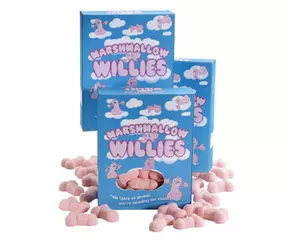 Marshmallow - pillecukor fütyi - pink (140g)