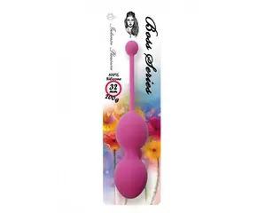 SILICONE KEGEL BALLS 32MM 200G DARK PINK - BOSS SERIES