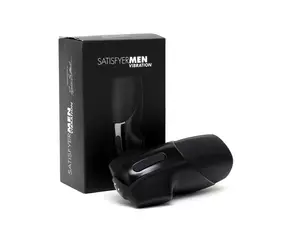 Satisfyer Men - akkus, extra erős makk vibrátor (fekete)