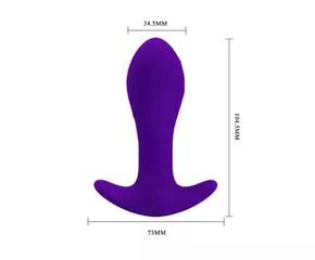 Pretty Love Anal Plug Massager Purple