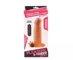 Pleasure X-Tender Vibrating Penis Sleeve  1