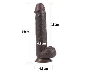 9.5'' Sliding Skin Dual Layer Dong Brown