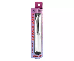 Lady Finger Vibrator Silver