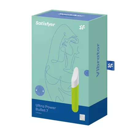 Satisfyer Ultra Power Bullet 7 - akkus, vízálló csikló vibrátor (zöld)