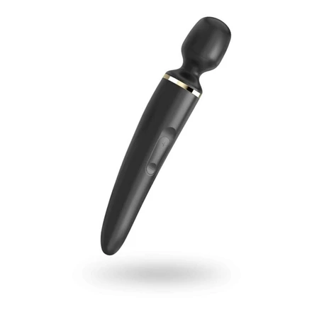 Satisfyer Woman Wand - akkus, vízálló masszírozó vibrátor (fekete)