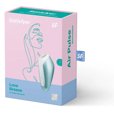 Satisfyer Love Breeze - akkus, vízálló csiklóizgató vibrátor (jég kék)