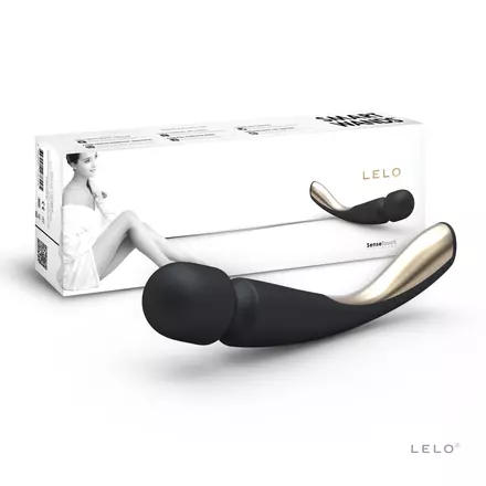 LELO Smart Wand - közepes - masszírozó vibrátor (fekete)