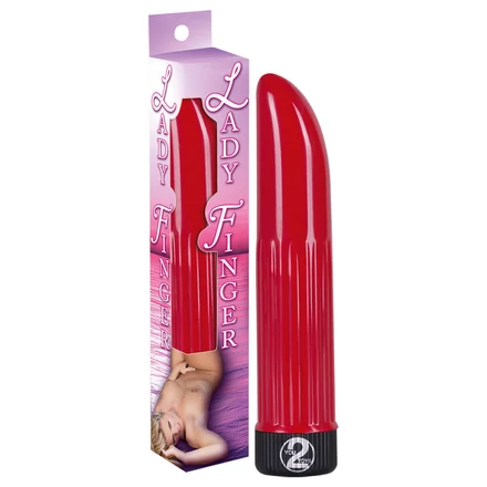 Lady finger vibrátor (vörös)