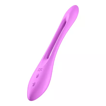 Satisfyer Elastic Joy - akkus, flexibilis párvibrátor (viola)