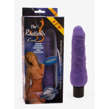 The realistic cock kicsi vibrátor - Lila