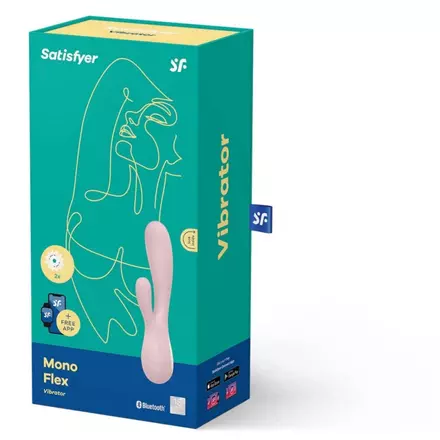 Satisfyer Mono Flex - okos, akkus, vízálló vibrátor (halvány pink)