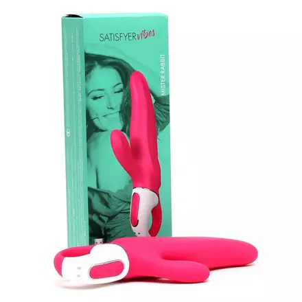 Satisfyer Mr. Rabbit - vízálló, akkus csiklókaros vibrátor (pink)